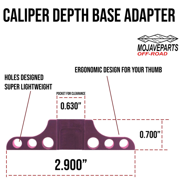 Dynamic Loop, Inc. F88 Caliper Depth Base Adapter